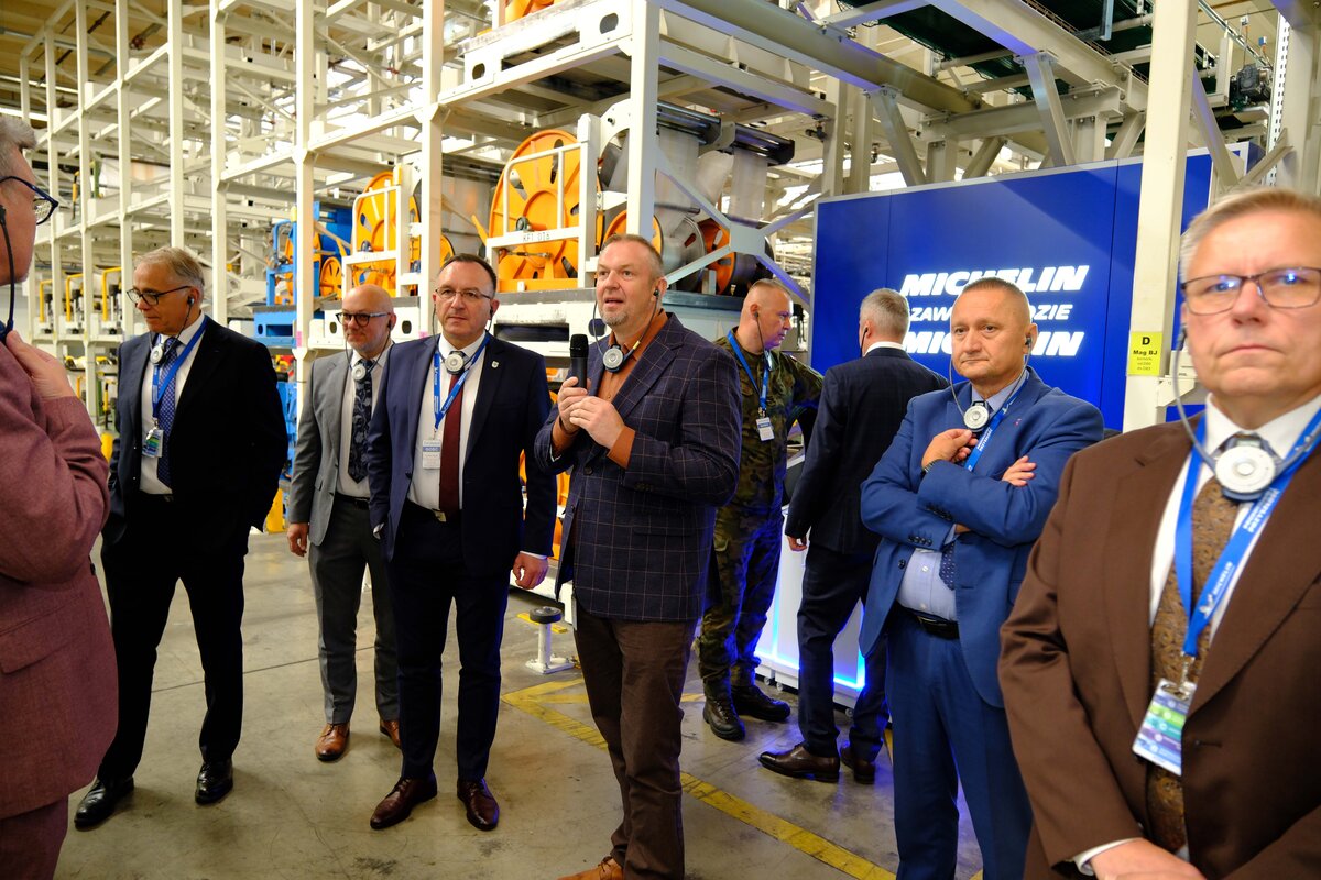 W-MSSE S.A. at the inauguration of the new production line of Michelin Poland in Olsztyn